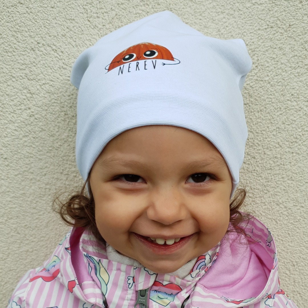 Detská zateplená čapica – oriešok